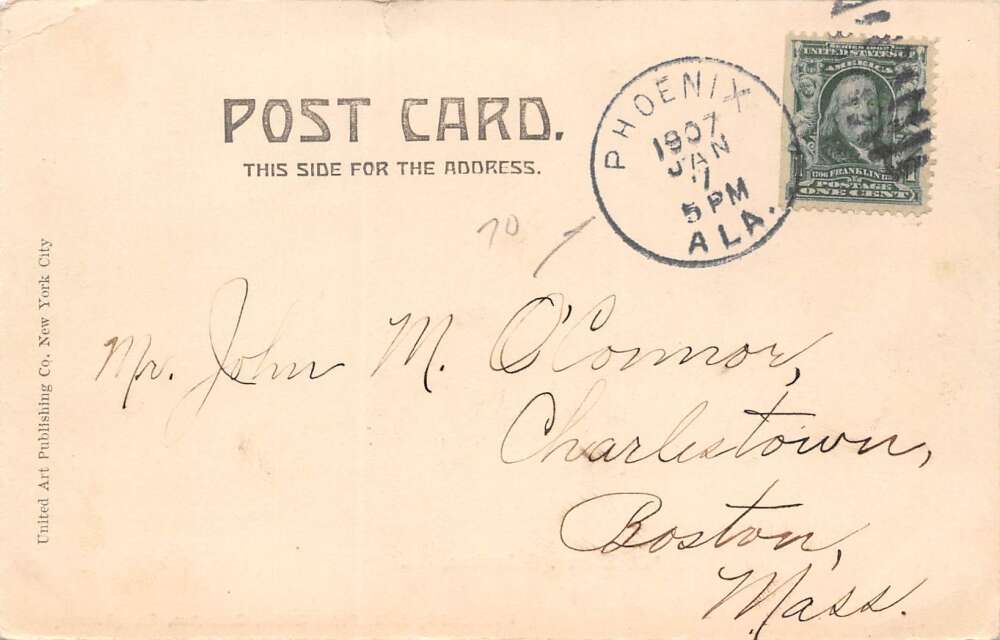 Columbus Georgia St. Elmo, Undivided Back, Vintage Postcard U15609 - Image 2