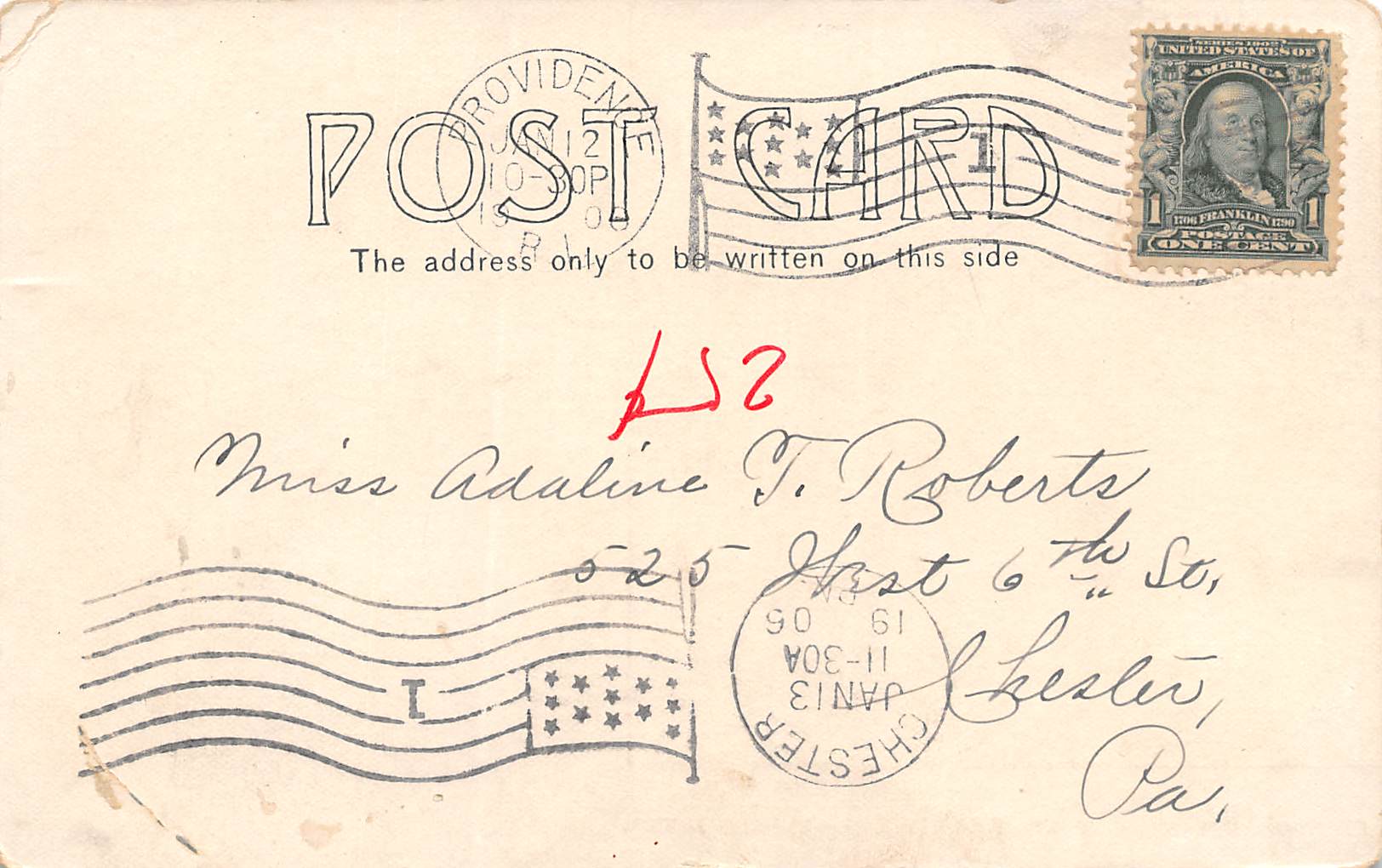 Tiverton Rhode Island Central Baptist Church, Undivided Back, Vintage PC U15637 - Image 2