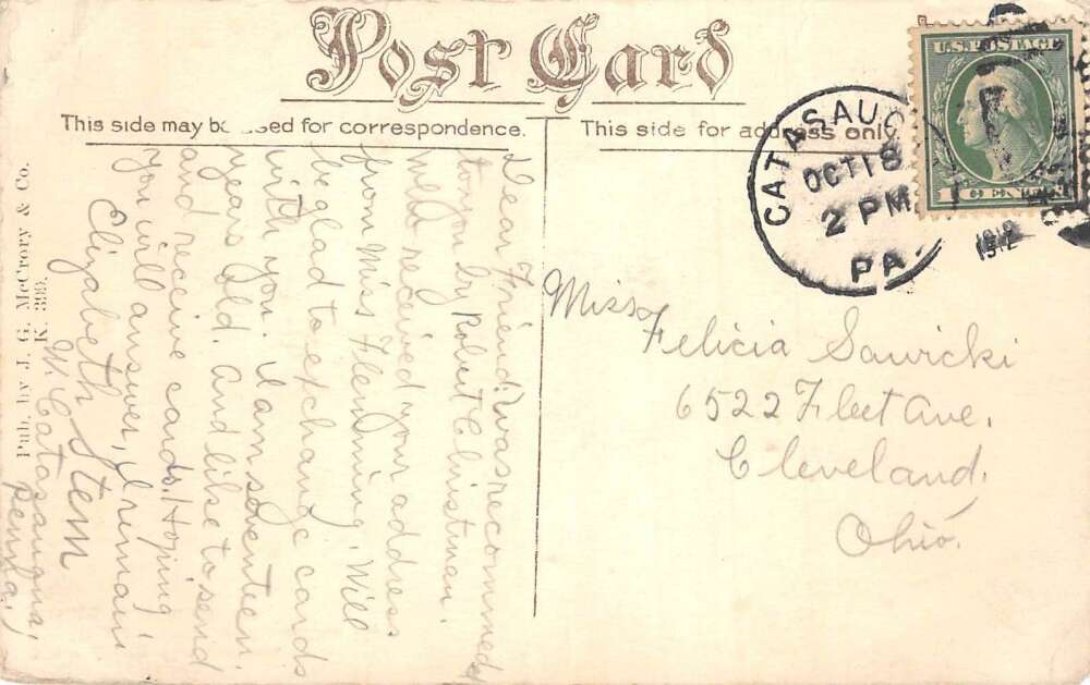 Allentown Pennsylvania View Along the Jordan North from Hamilton St PC AA77894 - Image 2