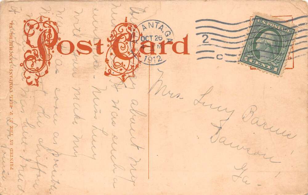 Stone Mountain Georgia University Vintage Postcard AA78120 - Image 2