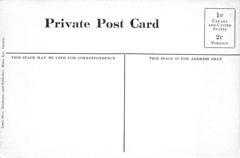 Moose Jaw Saskatchewan Canada Main Street Piano Shop Vintage Postcard AA78134 - Image 2