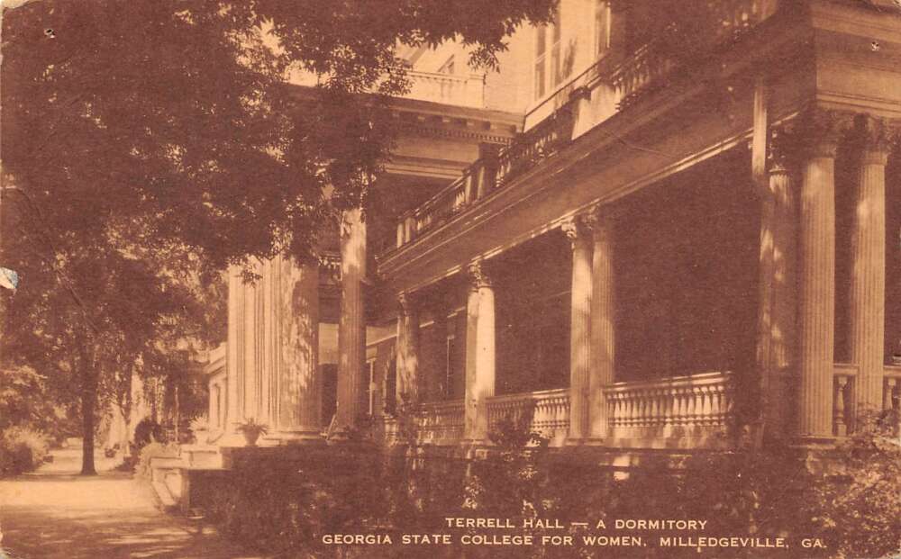 Milledgeville Georgia Terrell Hall, Georgia State College For Women, PC U16027