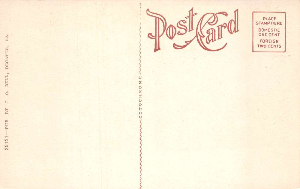 Decatur Georgia Sycamore Street Vintage Postcard AA78284 - Image 2