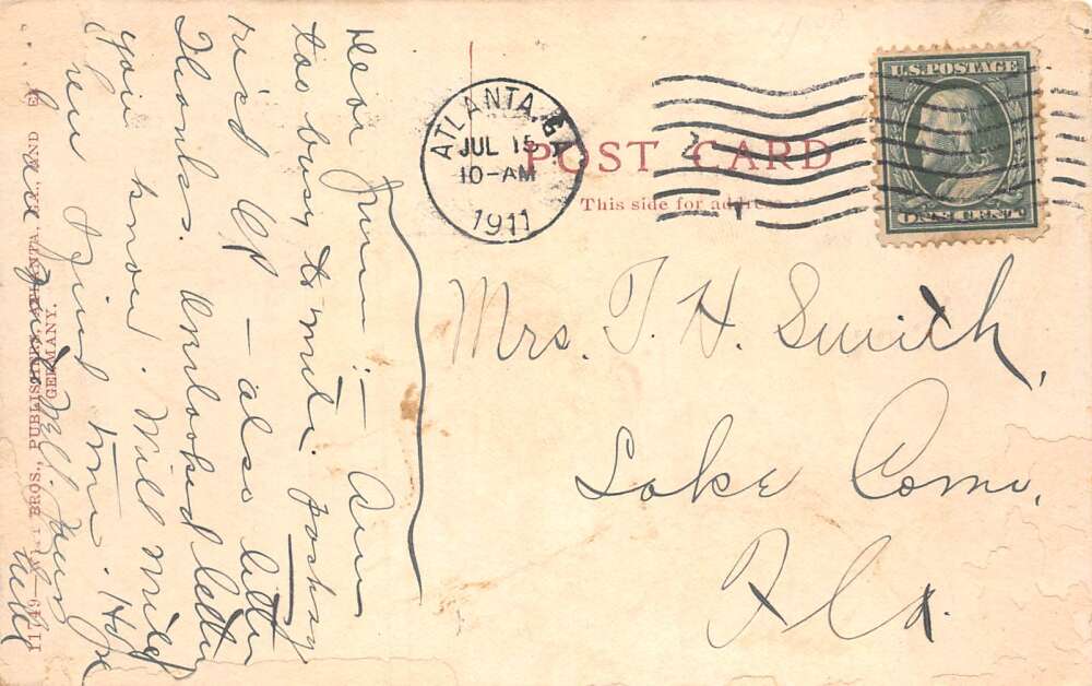 College Park Georgia Military Academy Vintage Postcard AA78296 - Image 2