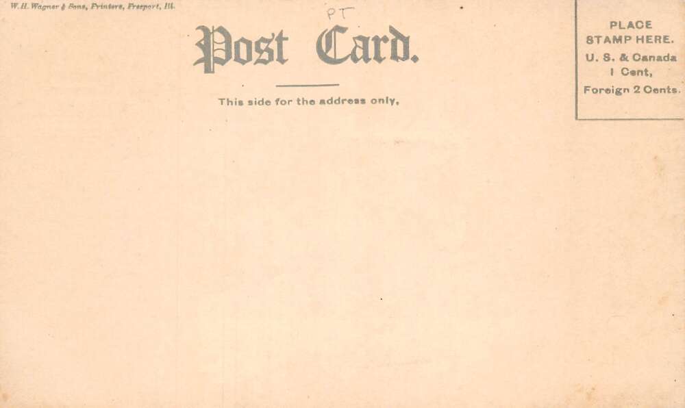 Freeport Illinois CH Little Store Dinner Set Dept Vintage Postcard AA78392 - Image 2