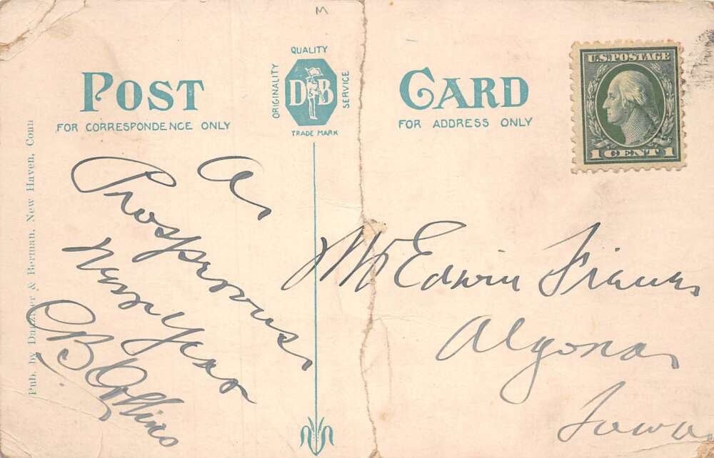 Beacon Falls Connecticut Beacon Falls Rubber Shoe Co Factory Postcard AA78400 - Image 2