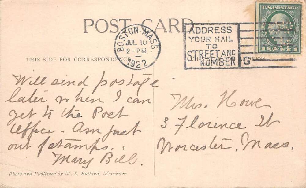 Paxton Connecticut Congregational Church Vintage Postcard AA78424 - Image 2