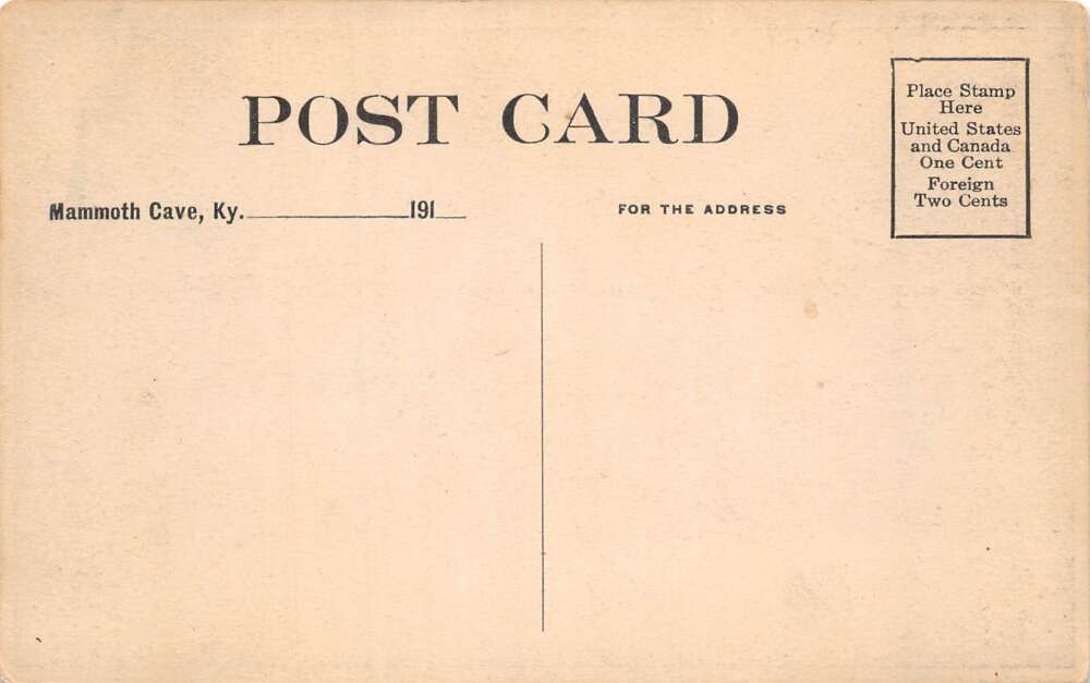 Mammoth Cave Kentucky Banquet Scene Vintage Postcard AA78430 - Image 2