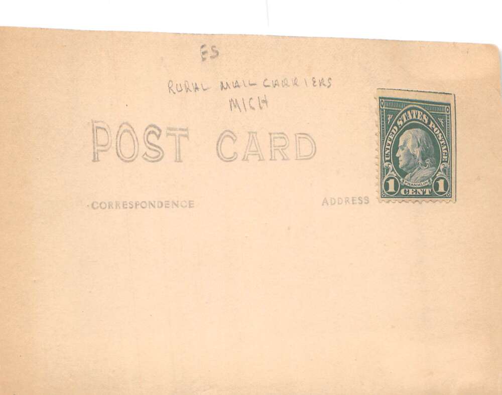 Twinlake Michigan Post Office Real Photo Vintage Postcard AA78499 - Image 2