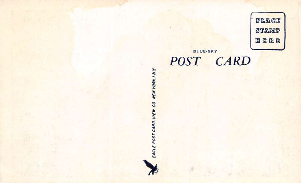 Dallas Georgia First Baptist Church, Sky Tinted, Vintage Postcard U16126 - Image 2