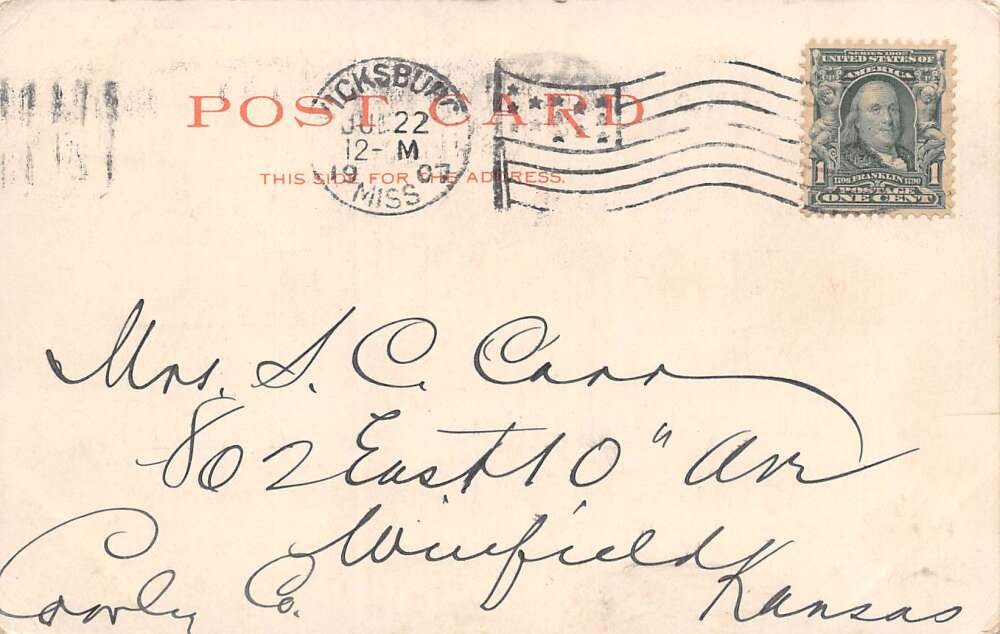 Vicksburg Mississippi Town View & Waterfront, Detroit Pub. Co., PC U16133 - Image 2