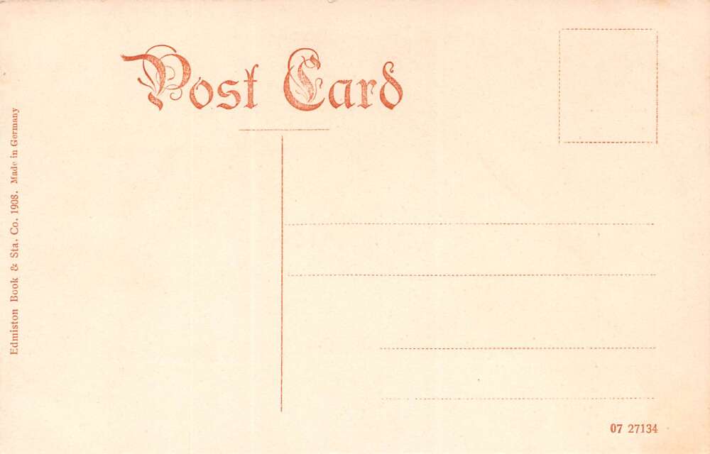 McConnelsville-Malta Ohio Muskingum River, B/W Lithograph Vintage PC U16138 - Image 2