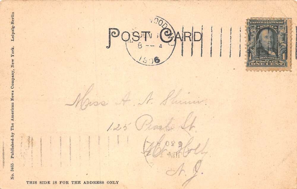 Englewood New Jersey Railroad Station Vintage Postcard AA78601 - Image 2