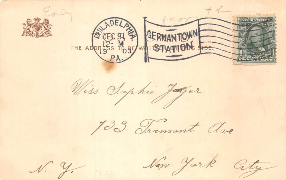 The Village Blacksmith Henry Longfellow Writer Tuck Vintage Postcard AA78635 - Image 2