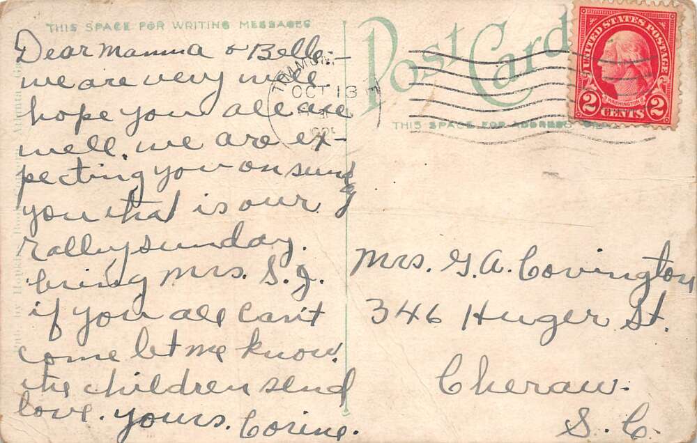 Atlanta Georgia Clark University Buildings Vintage Postcard AA78649 - Image 2