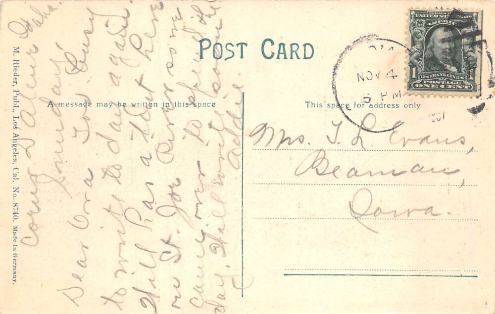 Coeur d'Alene Idaho Logging Industry Vintage Postcard AA78653 - Image 2