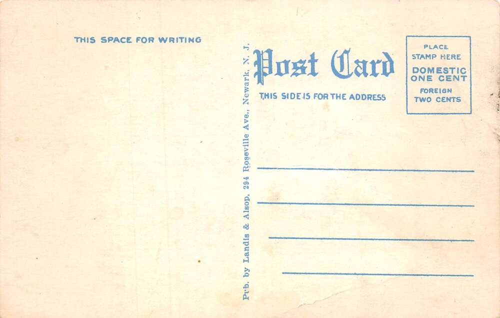 Washington New Jersey Hotel Windsor Vintage Postcard AA78666 - Image 2