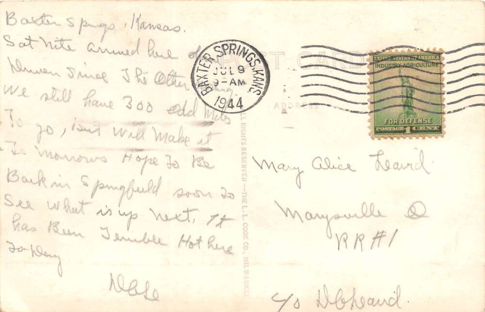 Baxter Springs Kansas Eagle Picher Central Mine, Lead & Zinc, RPPC U16339 - Image 2