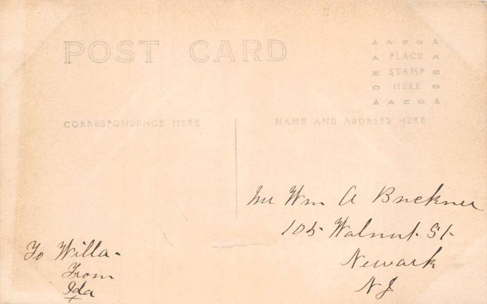 Springfield Vermont 1914 Snow Storm Street Scene Real Photo Postcard AA78829 - Image 2