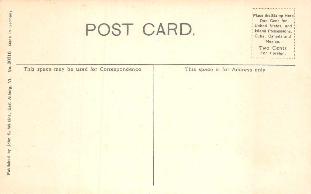 East Alburg Vermont Mud Creek Bridge Vintage Postcard AA78849 - Image 2