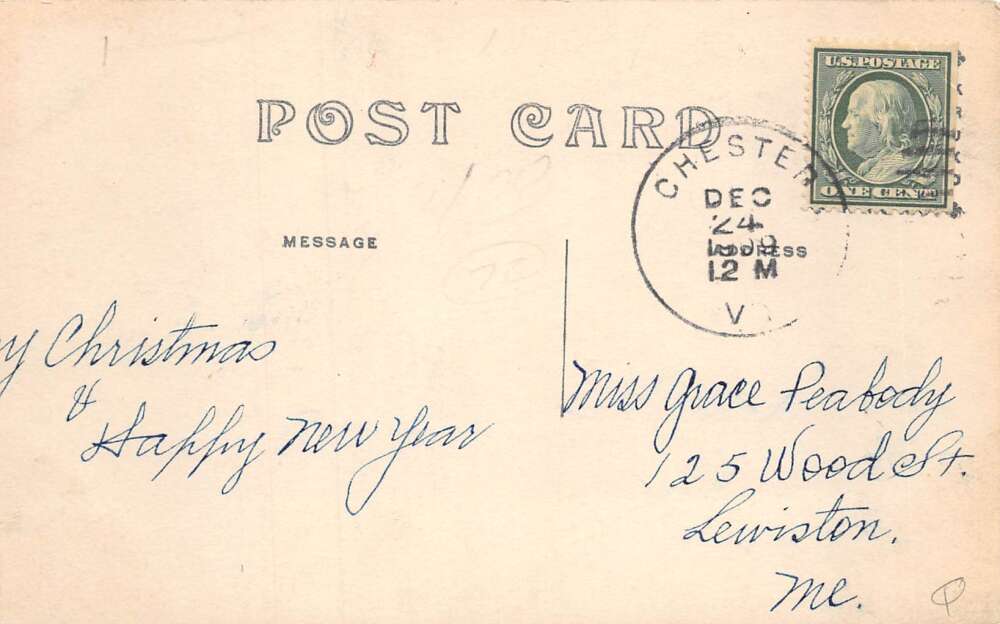 Chester Vermont Baptist Church Real Photo Vintage Postcard AA78864 - Image 2