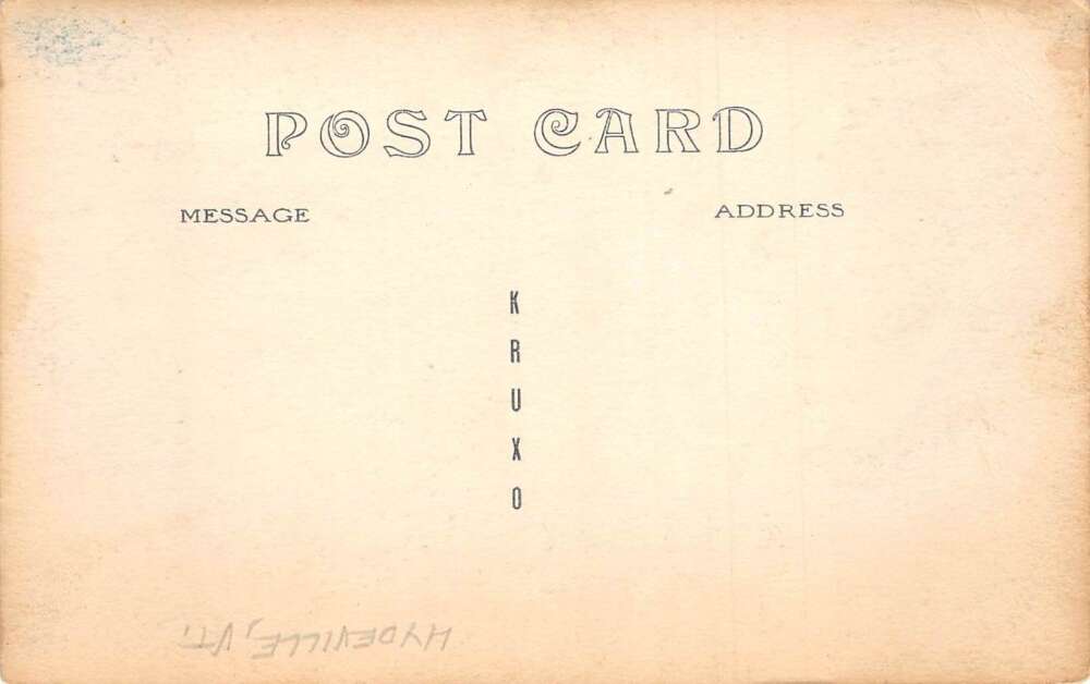 Hydeville Vermont Creek Scenic View Real Photo Vintage Postcard AA78884 - Image 2