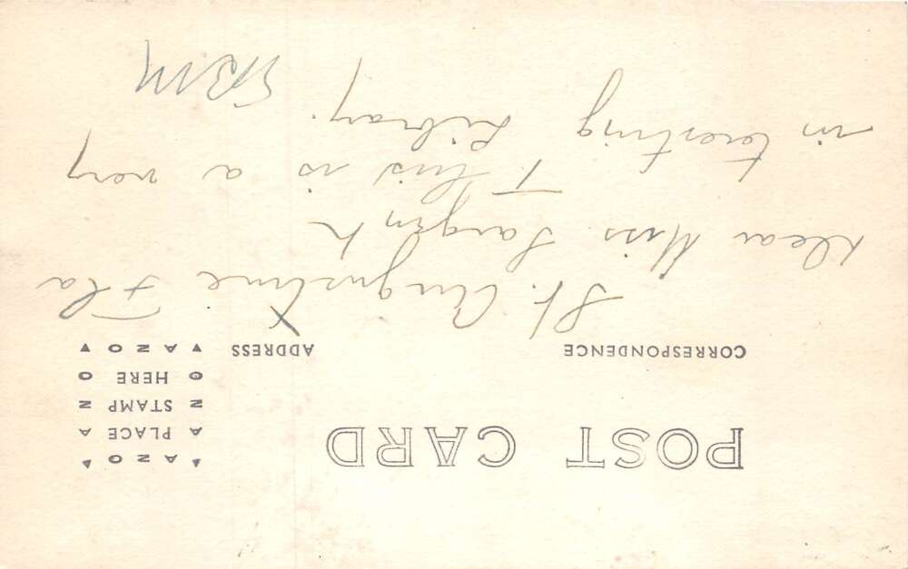 St Augustine Florida Library Real Photo Vintage Postcard AA78892 - Image 2