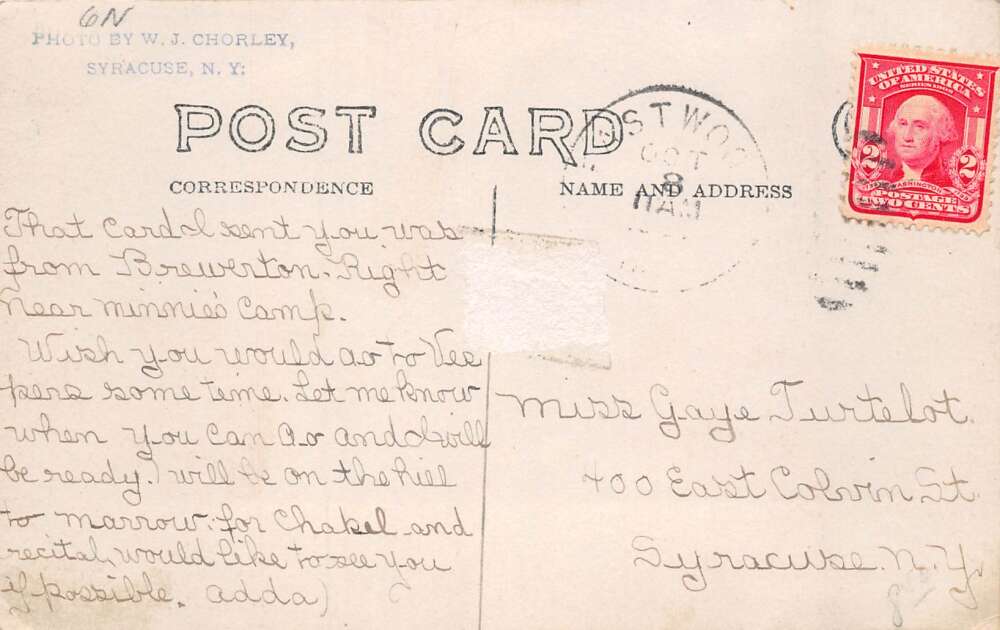 Eastwood New York Grocery Store Real Photo Vintage Postcard AA78920 - Image 2