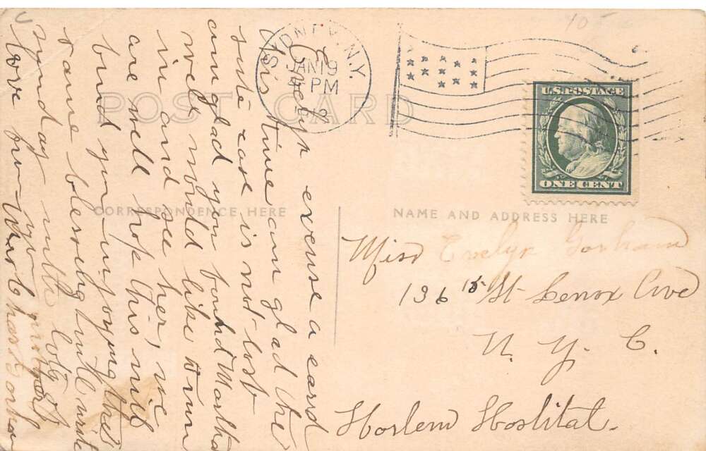 Sidney New York Kayser Silk Mill Real Photo Vintage Postcard AA78976 - Image 2