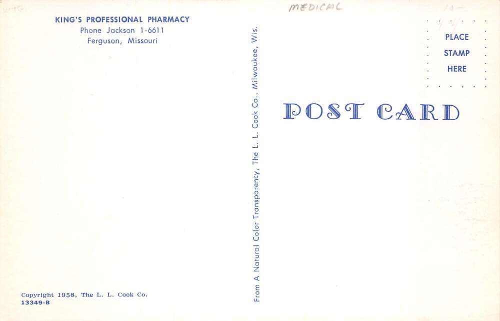 Ferguson Missouri King's Professional Pharmacy Drug Store Interior PC AA79001 - Image 2