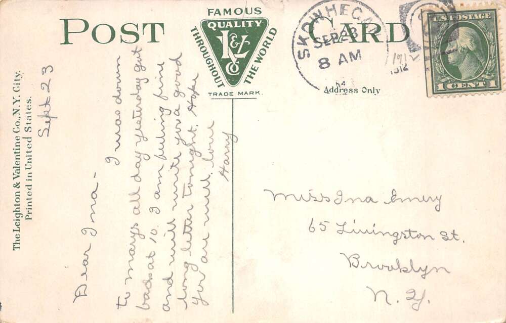 Skowhegan Maine Fire Dept Station Vintage Postcard AA79033 - Image 2