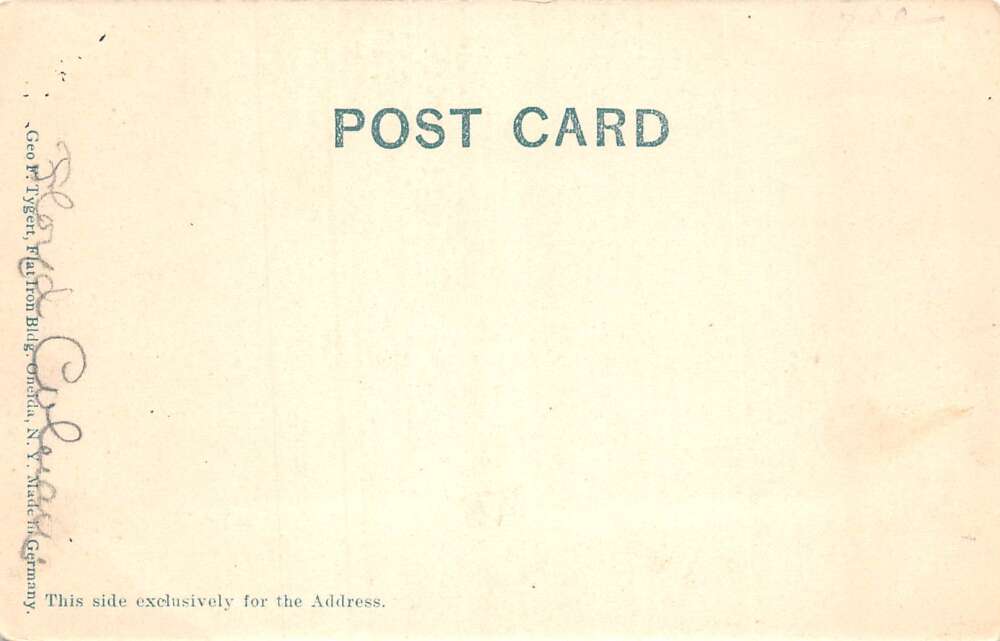 Oneida New York Fire Dept Horse Fire Wagon Vintage Postcard AA79034 - Image 2