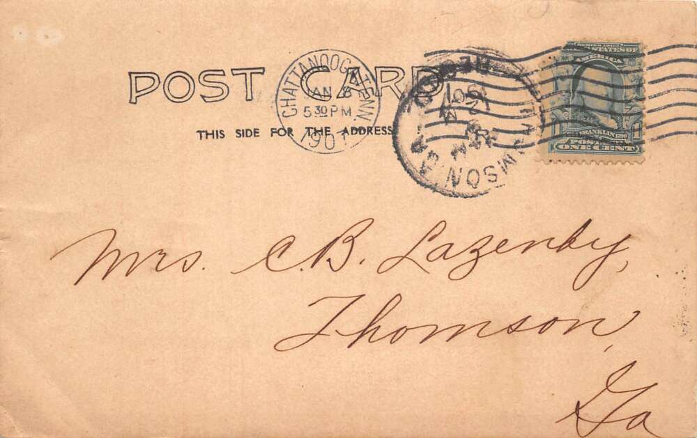 Lookout Mountain Tennessee Mt Railroad Incline Real Photo Postcard AA79176 - Image 2