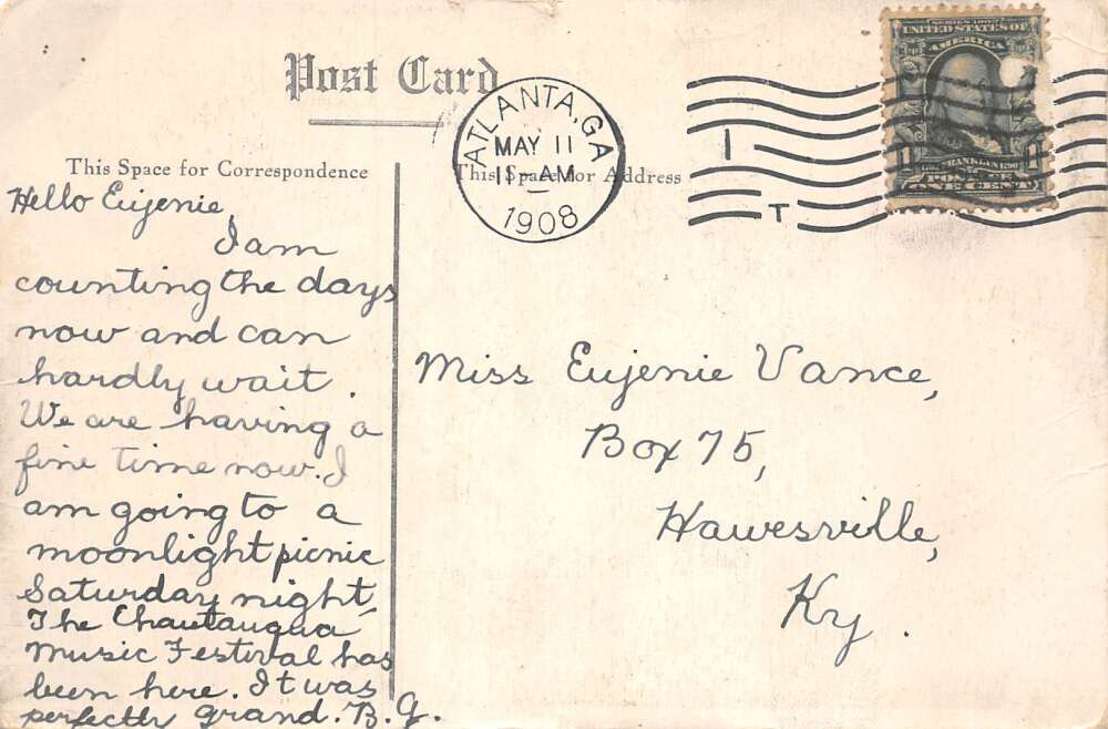 Atlanta Georgia Fire Disaster Ruins Vintage Postcard AA79589 - Image 2