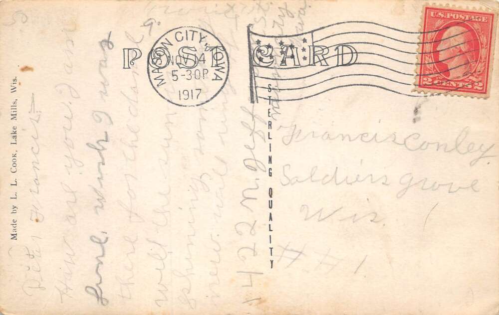 Mason City Iowa Martin MFG Co Bick Tile Factory Real Photo Postcard AA79595 - Image 2