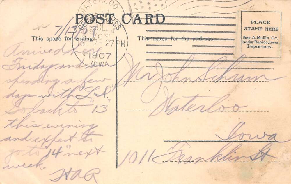 Cedar Rapids Iowa Sinclair Packing Plant Vintage Postcard AA79903 - Image 2