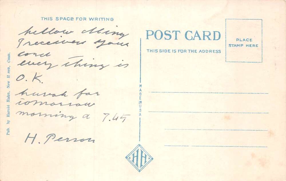 Savin Rock Connecticut Liberty Park Roller Coaster Vintage Postcard AA79934 - Image 2