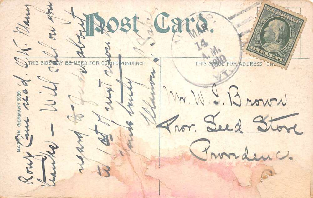 Highgate Center Vermont Highgate Falls Scenic View Vintage Postcard AA79989 - Image 2