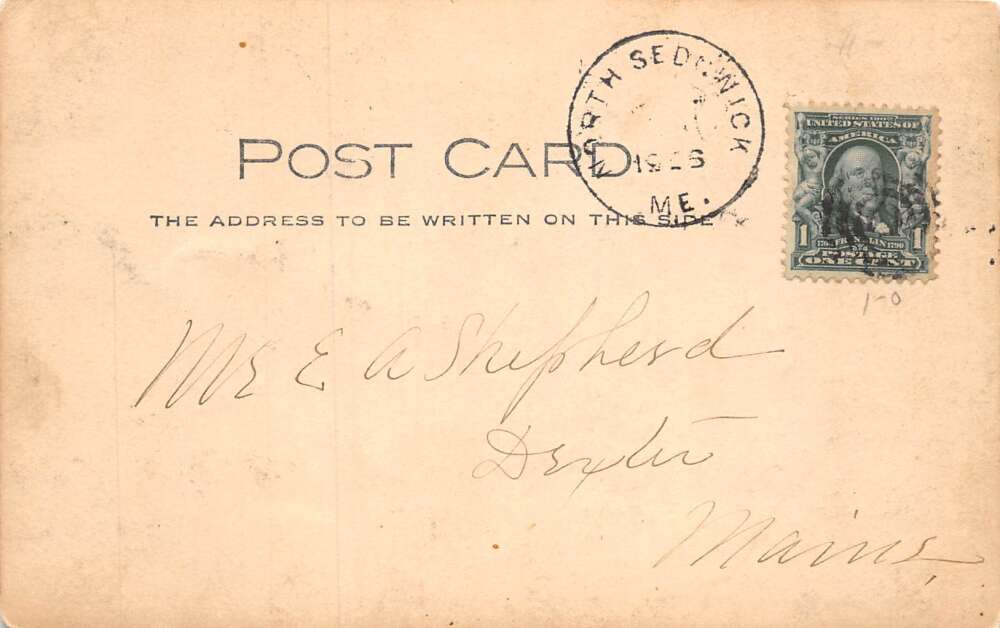 Sedgwick Maine Travelers Home Stage Coach Real Photo Postcard AA80006 - Image 2