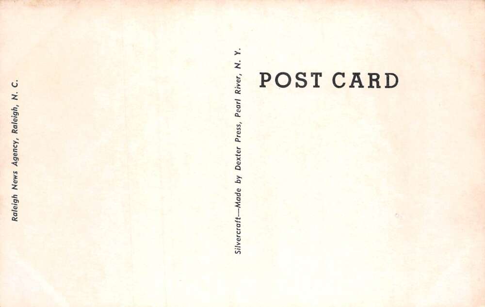 Raleigh North Carolina Fayetteville Street Coke Sign Vintage Postcard AA80091 - Image 2