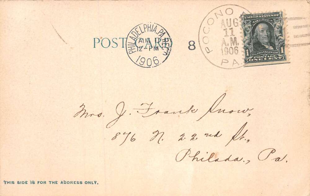 Pocono Pines Assembly Pennsylvania Vesper Service at Lake Postcard AA80197 - Image 2