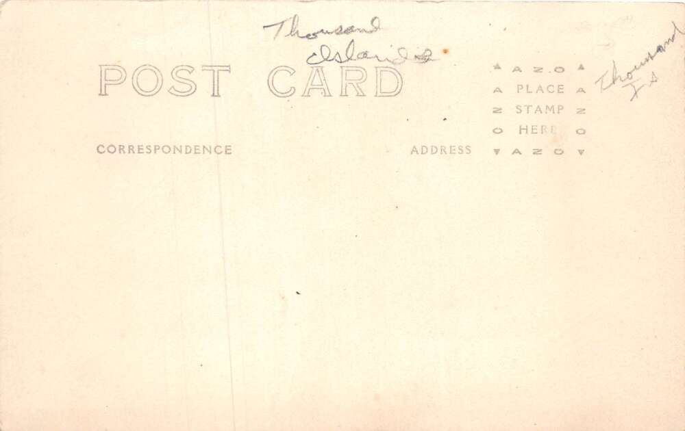 Thousand Islands New York Antoines High View Real Photo Vintage Postcard AA80198 - Image 2