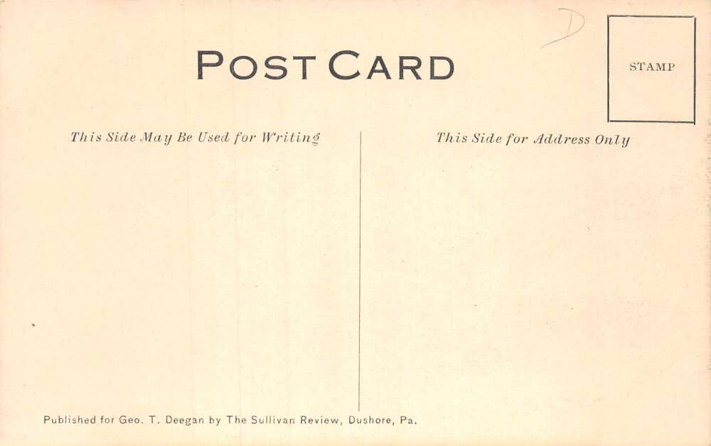 Dushore Pennsylvania LV Railroad Horseshoe Curve Vintage Postcard AA80358 - Image 2