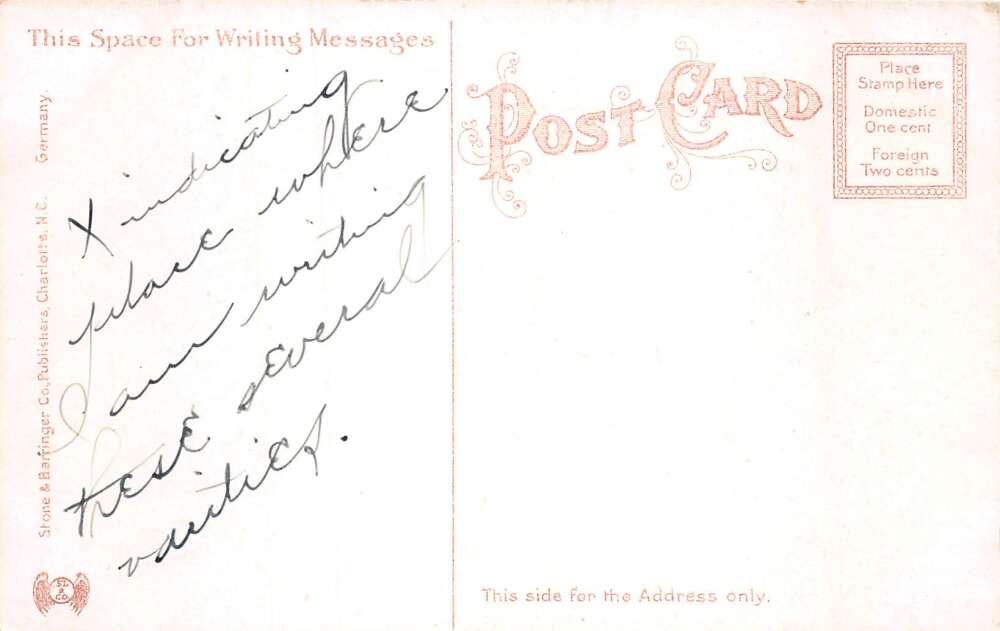 Charlotte North Carolina Selwyn Hotel Lobby Parlor Dining Room Postcard AA80396 - Image 2