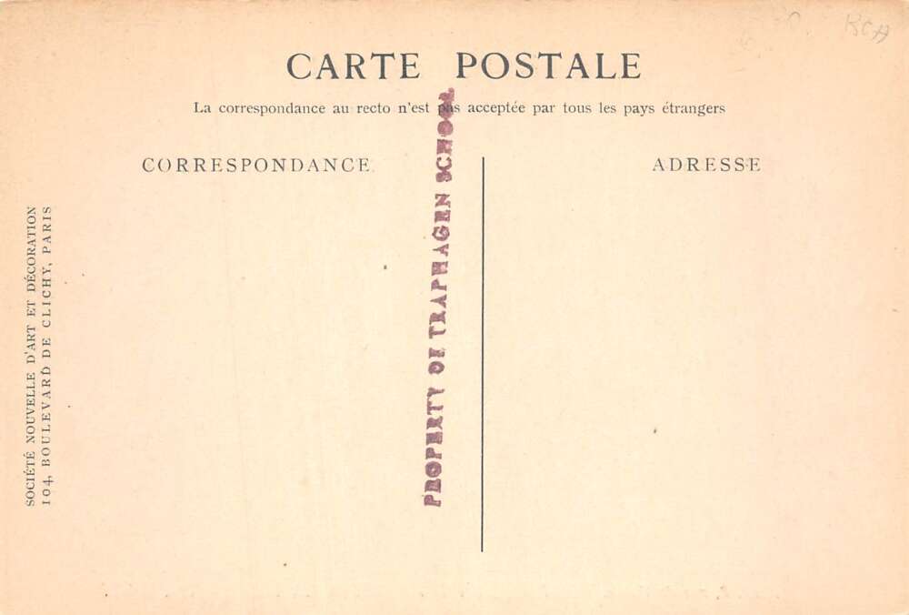 Paris France Restaurant du Boeuf a La Mode Vintage Postcard AA107295 - Image 2