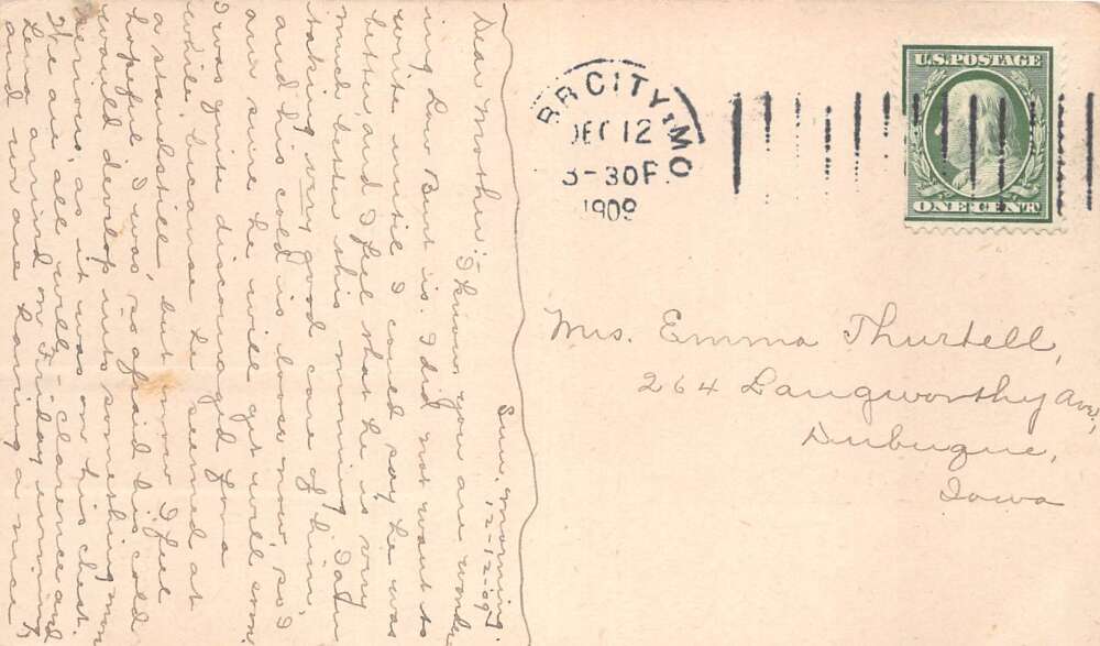 Webb City Missouri YMCA Building Vintage Postcard AA107311 - Image 2