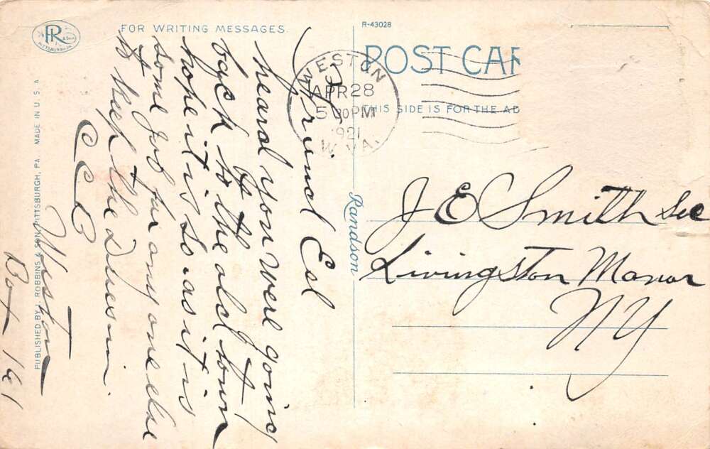 Weston West Virginia State Hospital General View Vintage Postcard AA107327 - Image 2