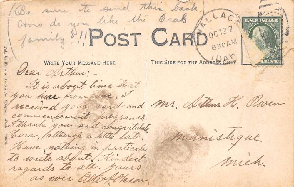 Spokane Washington National Apple Show Dressed Apples Vintage Postcard AA107342 - Image 2