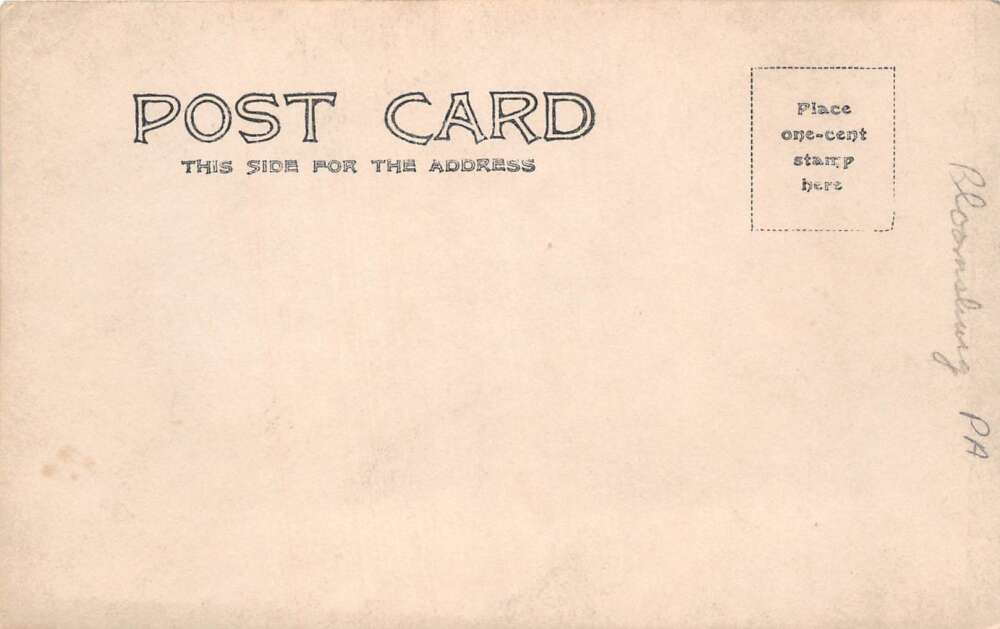 Bloomsburg Pennsylvania Fountain Real Photo Vintage Postcard A107736 - Image 2
