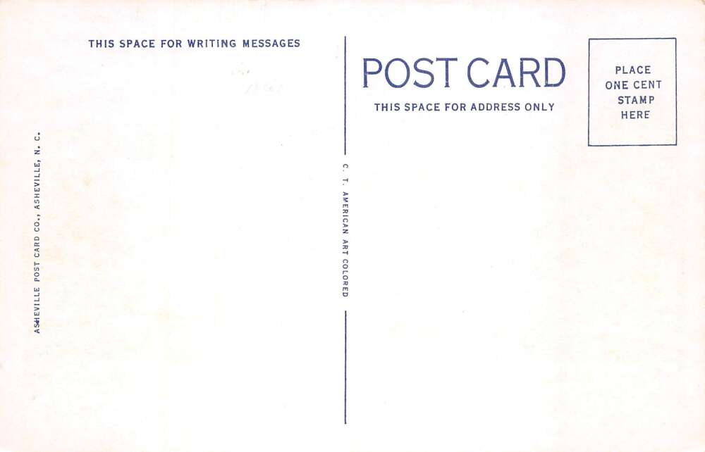 Rutherfordton North Carolina Court House Confederate Monument Postcard A107738 - Image 2